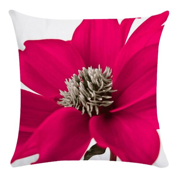 Fuchsia Bloom Pillow Cover - Picture 1 of 4